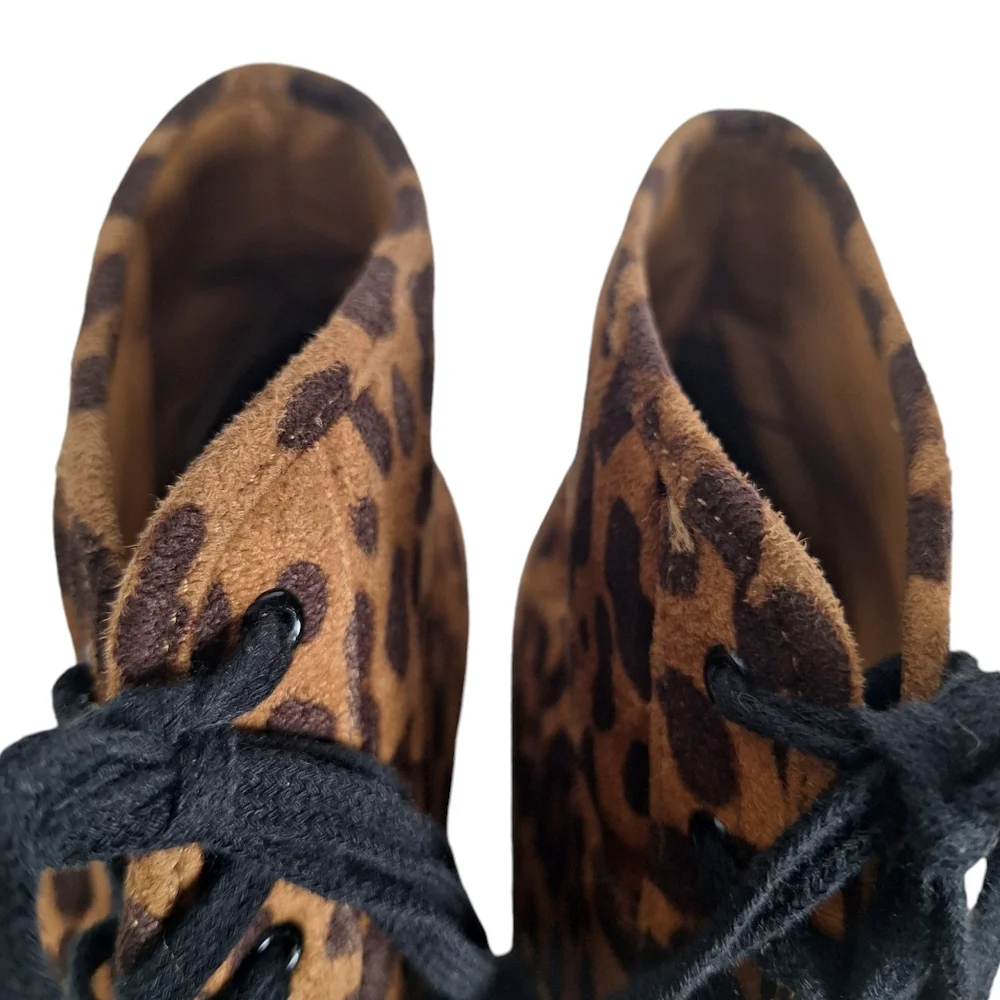 DV Dolce Vita SZ 8.5 Serene Leopard Print High-Top Sneakers‎